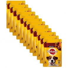 Pedigree zacskós eledel marhával és báránnyal szemekben 12 x 100 g