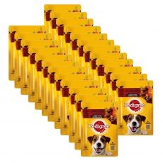 Pedigree zacskós eledel marhával és báránnyal szemekben 24 x 100 g