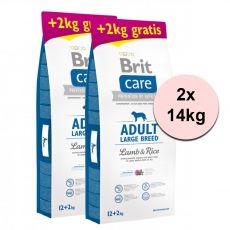 Brit Care Adult Large Breed Lamb & Rice 2 x 12 kg + 4 kg GRATIS
