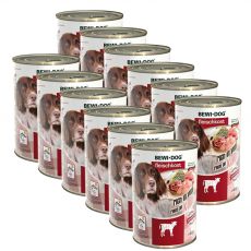New BEWI DOG konzerv – Borjúhúsos, 12 x 400g