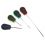 NGT Tackle Soft Grip Bating Tool Set In Sleeve - Tűkészlet 4db