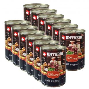 ONTARIO Culinary Calf Ragout with Duck konzerv 12 x 400 g