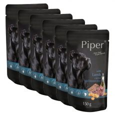 Piper Adult alutasakos eledel bárányhússal, sárgarépával és barna rizzsel 6 x 150 g