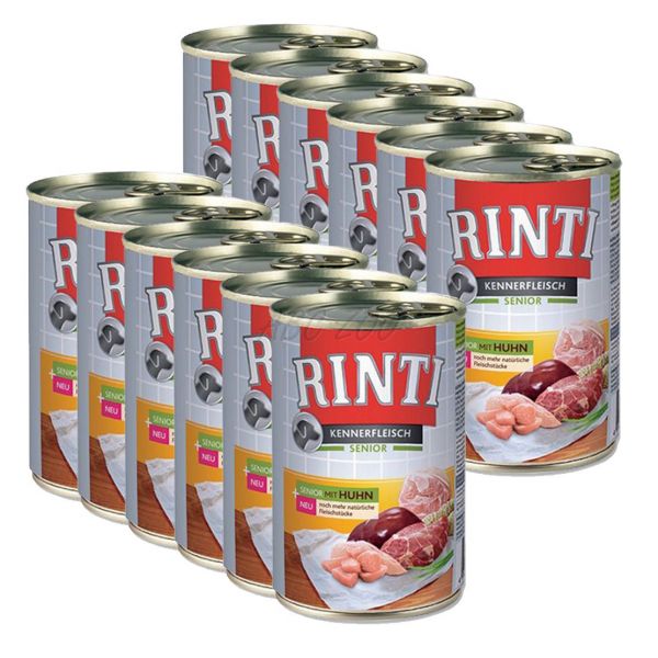 RINTI Senior csirkés - konzerv 12 x 400g