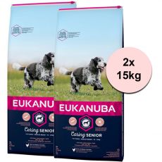 Eukanuba Caring Senior Medium Breed 2 x 15 kg