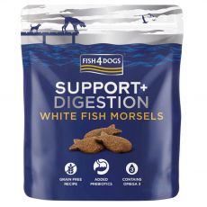 FISH4DOGS Support+ Digestion Fehér halfalatok 225 g