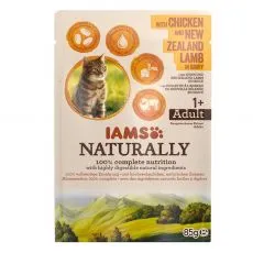 IAMS Naturally Csirke &eacute;s B&aacute;r&aacute;ny 85 g