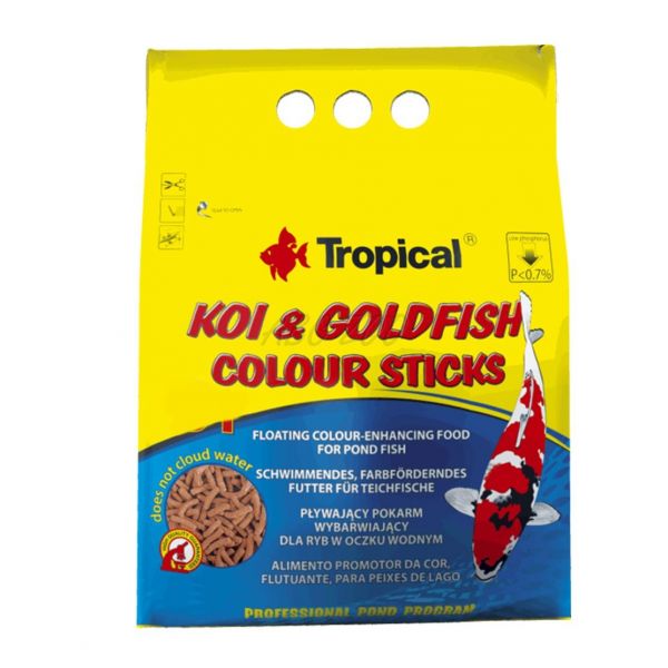 TROPICAL Koi goldfish colour sticks 1L - eledel