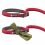 Kutyapóráz Ruffwear Roamer Bungee Dog Lead Piros Sumac M