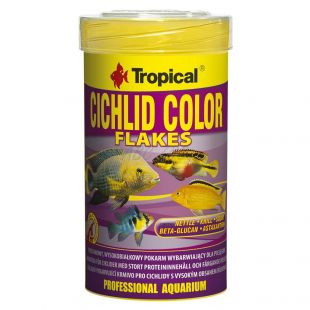 TROPICAL Cichlid colour flake sügéreleség, színfokozó 1000ml / 200g