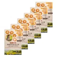 IAMS Naturally Csirke &eacute;s B&aacute;r&aacute;ny 6 x 85 g