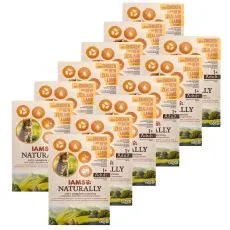 IAMS Naturally Csirke &eacute;s B&aacute;r&aacute;ny 12 x 85 g