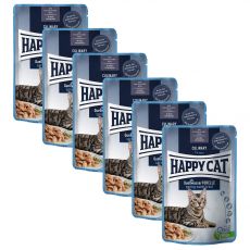 Happy Cat Hús szószban Culinary Quellwasser-Forelle 6 x 85 g