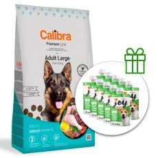 Calibra Dog Premium Line Felnőtt Nagy 12 kg + 10 x jutalomfalat GR&Aacute;TISZ