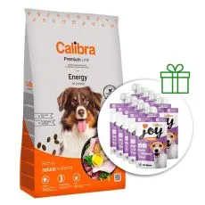Calibra Dog Premium Line Energy 12 kg + 10 x jutalomfalat GR&Aacute;TISZ