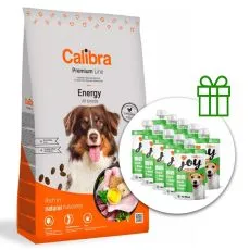 Calibra Dog Premium Line Energy 12 kg + 10 x jutalomfalat GR&Aacute;TISZ