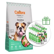 Calibra Dog Premium Line Sensitive 12 kg + 10 x jutalomfalat GR&Aacute;TISZ