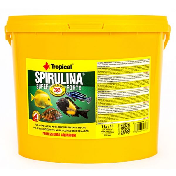 TROPICAL Spirulina Forte táplálék 36 % 5 L / 1 kg