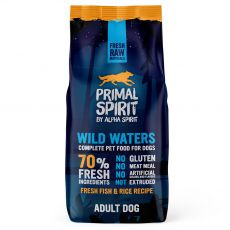 Primal Spirit Dog 70% Wild Waters – tengeri hal  12kg