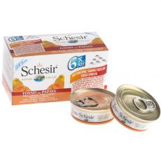 Schesir Multipack tonhal papayával 6 x 50 g