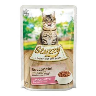 Stuzzy Cat Chunks sertésdarabkák szószban 85 g
