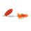 Abu Garcia Reflex Fehér Spinners 7g Orange