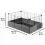 Tengerimalac ketrec Ferplast MULTIPLA Open 107,5 x 72 x 50 cm