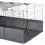 Tengerimalac ketrec Ferplast MULTIPLA Open 107,5 x 72 x 50 cm