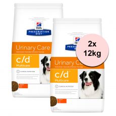 Hill's Prescription Diet Canine c/d Multicare 2 x 12 kg