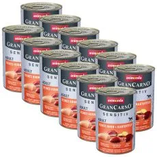Animonda GranCarno Sensitiv Felnőtt - csirke &eacute;s burgonya 12 x 400g