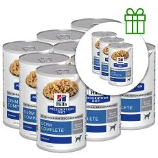 Hill's Prescription Diet Canine Derm Complete Can 370 g, 9+3 GR&Aacute;TISZ