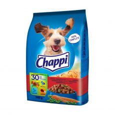 Chappi száraztáp marhahússal, csirkehússal és zöldségekkel felnőtt kutyák számára 500 g