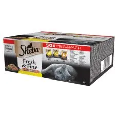 Sheba Fresh & Fine csirke, baromfi &eacute;s pulyka 50 x 50 g