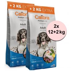 Calibra Dog Premium Line Felnőtt 2 x (12 + 2 kg)