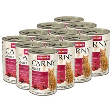Eledel CARNY ADULT marhaszív - 12 x 400 g