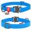 WAU DOG vízálló nyakörv - kék 24-40 cm / 20 mm