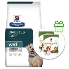 Hill's Prescription Diet Canine w/d 10 kg + 2x jutalomfalat GR&Aacute;TISZ