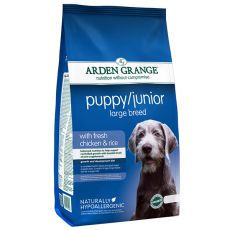 ARDEN GRANGE Puppy / Junior Large Breed with fresh chicken and rice 6 kg