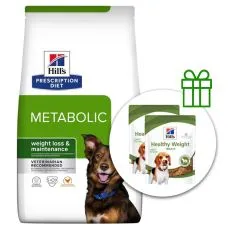 Hill's Prescription Diet Canine Metabolic 12 kg + 2x jutalomfalat GR&Aacute;TISZ