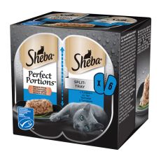 Sheba Perfect Portions tonhallal felnőtt macskáknak 3 x 75 g
