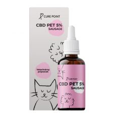 CURE POINT CBD Pet 5% olaj póréhagyma ízesítéssel, 10 ml