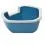 Sarok toalett macsk&aacute;knak DAMA - k&eacute;k - 57,5 x 51,5 x 22 cm