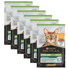 PURINA PRO PLAN CAT STERILISED MAINTENANCE csirke 6 x 85 g