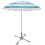 Esernyő Dalia, 180 cm, 32/32 mm, csuklóval, türkiz/fehér