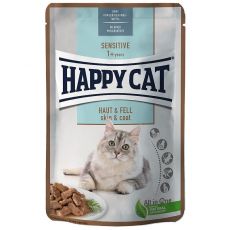 Happy Cat Sensitive Haut & Fell / Bőr és szőrzet, 85 g