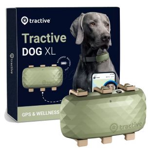 Tractive GPS DOG XL - Kutyanyomk&ouml;vető &eacute;s aktivit&aacute;sk&ouml;vető - Z&ouml;ld