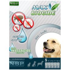MAX BIOCIDE Paraziták elleni cseppek kutyáknak, 5 db