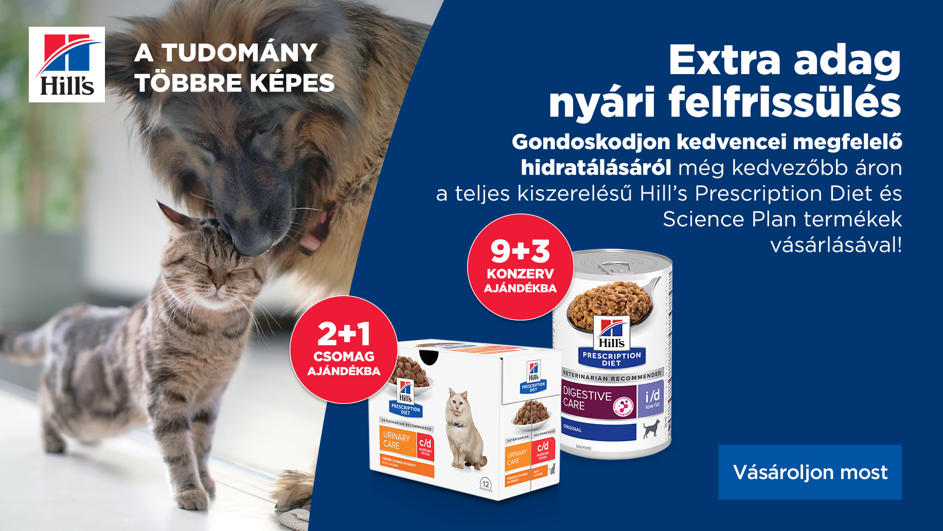 Hill´s tasakok és konzervek ingyen